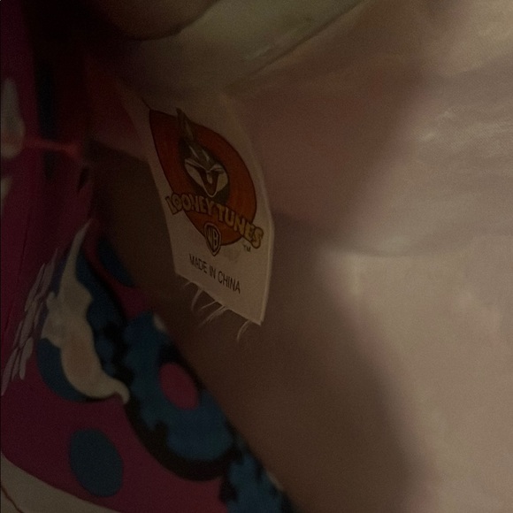 Tweety Bird Pink and Blue Kids Backpack - Picture 4 of 4